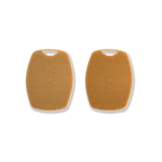 Body Scrubber Duo (Beige)